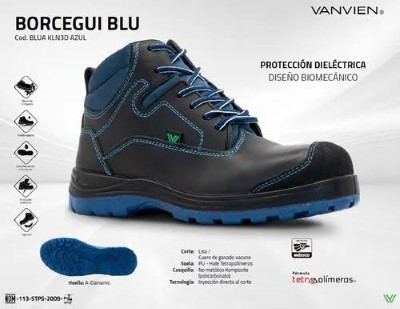 CALZADO DE SEGURIDAD BORCEGUI BLU AZUL VANVIEN