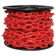 CADENA PLÁSTICA ROJA