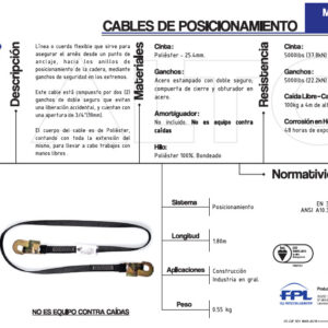 CABLE DE POSICIONAMIENTO