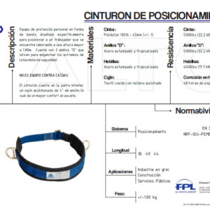 CINTURON DE POSICIONAMIENTO