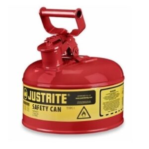 BIDON DE SEGURIDAD DE ACERO ROJO CAP 4 L