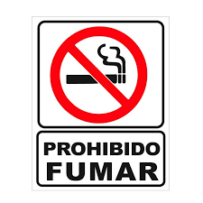 SEÑALITICA PROHIBIDO FUMAR