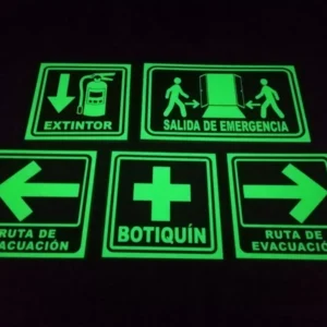 SEÑALITICA FLOURECENTES