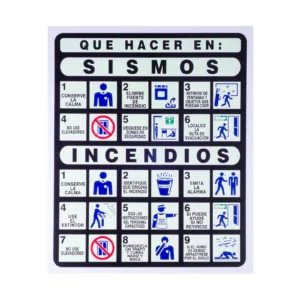 SEÑALITICA SISMOS