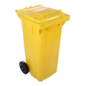 CONTENEDOR PARA BASURA AMARILLO