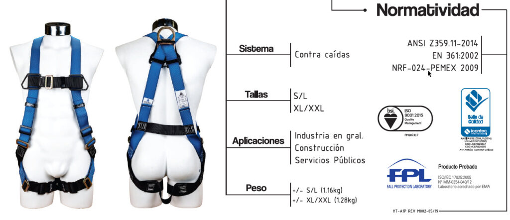 ARNES DE SEGURIDAD – Equipo de protección personal industrial – MICSA ...